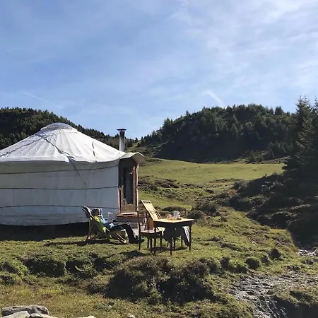 Luksustelt Alp Jurte Skihuette Feldis